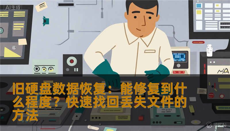 旧硬盘数据恢复：能修复到什么程度？快速找回丢失文件的方法