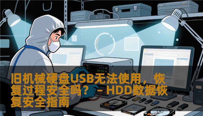 旧机械硬盘USB无法使用，恢复过程安全吗？ – HDD数据恢复安全指南