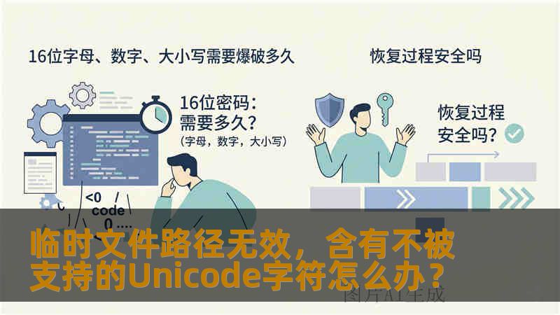 临时文件路径无效,含有不被支持的Unicode字符怎么办? 临时文件路径无效,含有不被支持的Unicode字符怎么办?