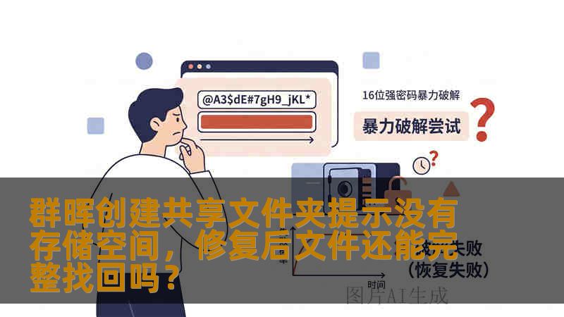 群晖创建共享文件夹提示没有存储空间，修复后文件还能完整找回吗？