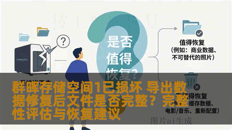 群晖存储空间1已损坏 导出数据修复后文件是否完整?完整性评估与恢复建议 群晖存储空间1已损坏 导出数据修复后文件是否完整?完整性评估与恢复建议