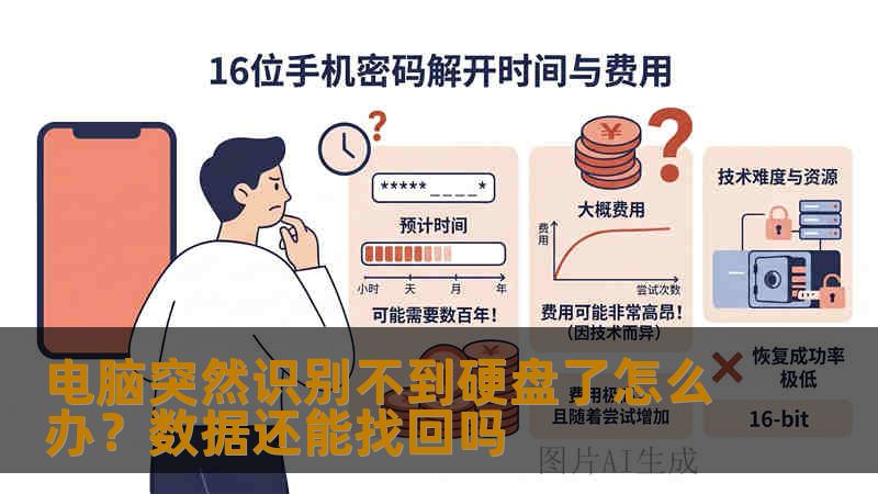 电脑突然识别不到硬盘了怎么办?数据还能找回吗 电脑突然识别不到硬盘了怎么办?数据还能找回吗