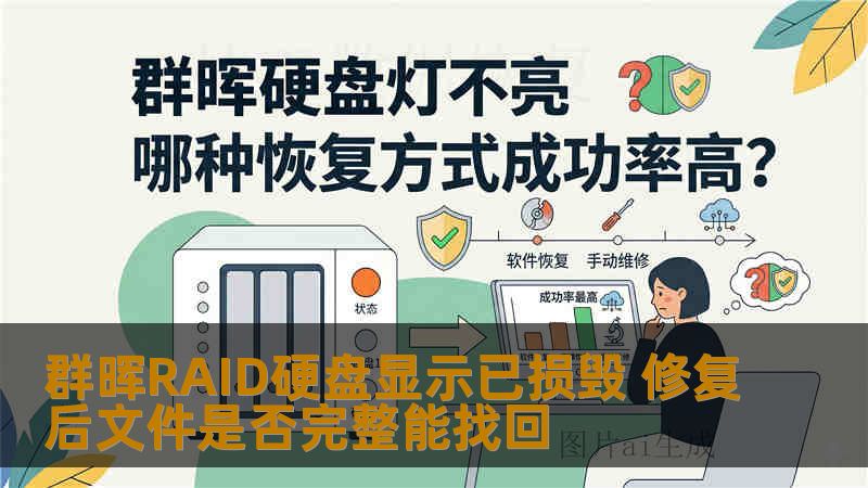 群晖RAID硬盘显示已损毁 修复后文件是否完整能找回 群晖RAID硬盘显示已损毁 修复后文件是否完整能找回