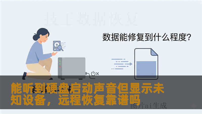 能听到硬盘启动声音但显示未知设备,远程恢复靠谱吗 能听到硬盘启动声音但显示未知设备,远程恢复靠谱吗
