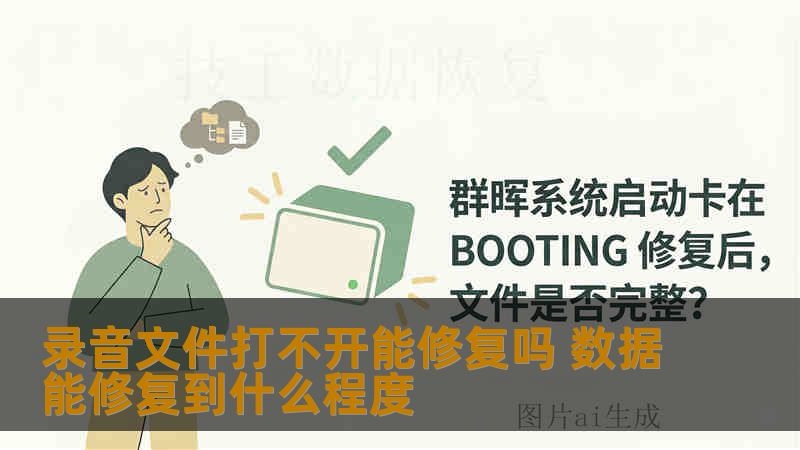 录音文件打不开能修复吗 数据能修复到什么程度