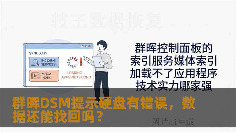 群晖DSM提示硬盘有错误，数据还能找回吗？