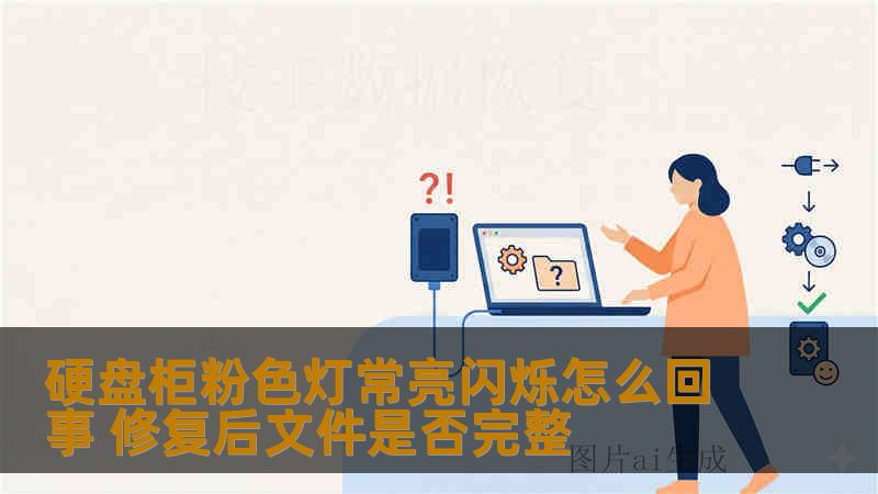 硬盘柜粉色灯常亮闪烁怎么回事 修复后文件是否完整 硬盘柜粉色灯常亮闪烁怎么回事 修复后文件是否完整