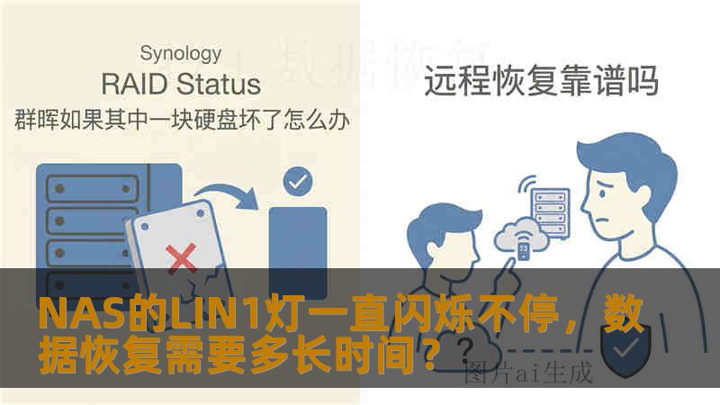 NAS的LIN1灯一直闪烁不停,数据恢复需要多长时间? NAS的LIN1灯一直闪烁不停,数据恢复需要多长时间?