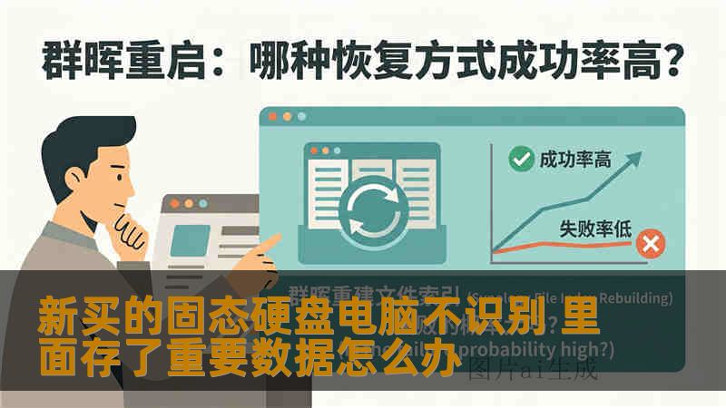 新买的固态硬盘电脑不识别 里面存了重要数据怎么办 新买的固态硬盘电脑不识别 里面存了重要数据怎么办