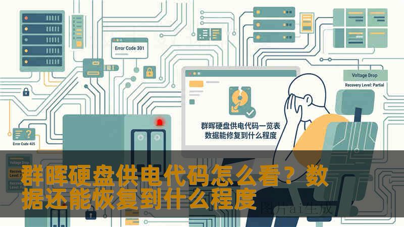 群晖硬盘供电代码怎么看?数据还能恢复到什么程度 群晖硬盘供电代码怎么看?数据还能恢复到什么程度