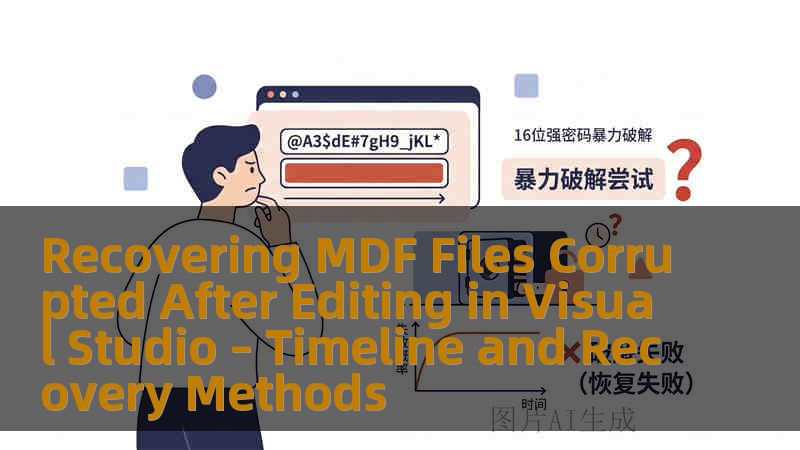 Recovering MDF Files Corrupted After Editing in Visual Studio – Timeline and Recovery Methods