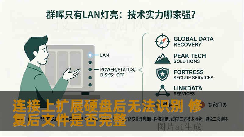连接上扩展硬盘后无法识别 修复后文件是否完整