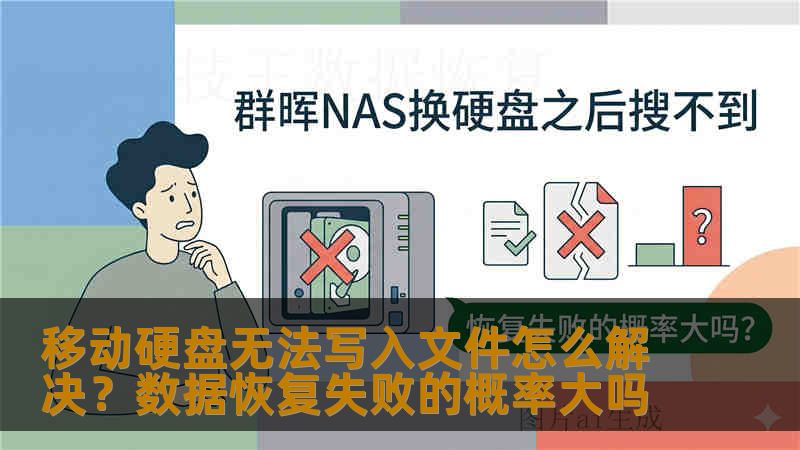 移动硬盘无法写入文件怎么解决？数据恢复失败的概率大吗