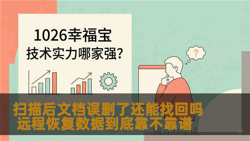 扫描后文档误删了还能找回吗 远程恢复数据到底靠不靠谱