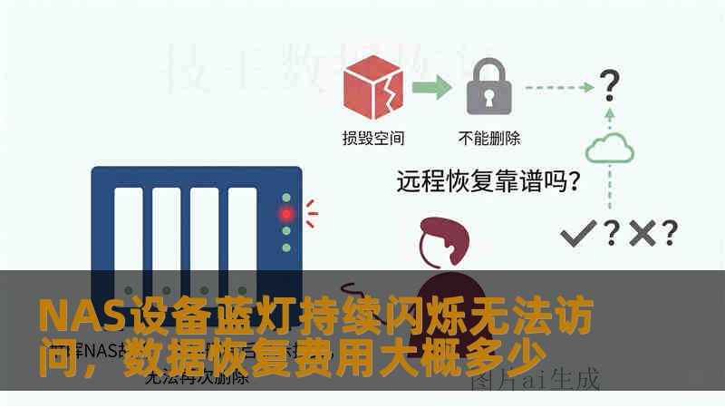 NAS设备蓝灯持续闪烁无法访问，数据恢复费用大概多少