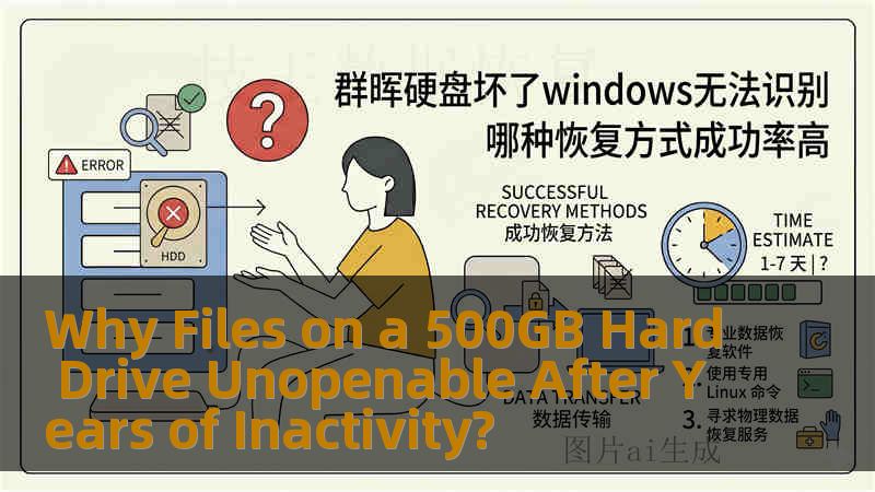 Why Files on a 500GB Hard Drive Unopenable After Years of Inactivity?