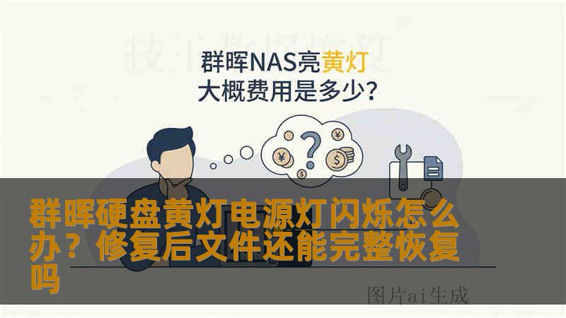 群晖硬盘黄灯电源灯闪烁怎么办?修复后文件还能完整恢复吗 群晖硬盘黄灯电源灯闪烁怎么办?修复后文件还能完整恢复吗