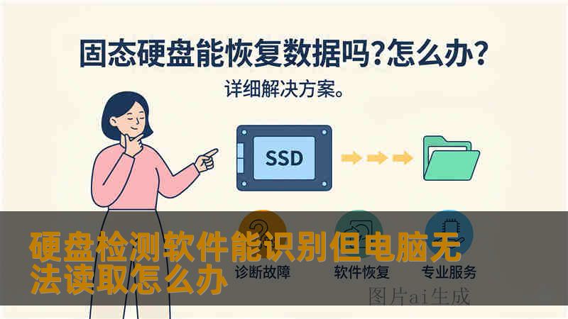 硬盘检测软件能识别但电脑无法读取怎么办