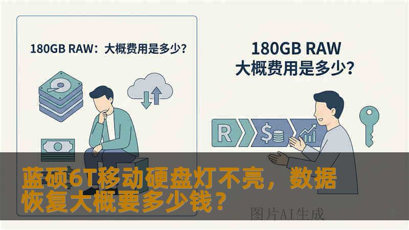 蓝硕6T移动硬盘灯不亮，数据恢复大概要多少钱？