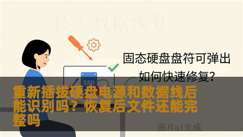 重新插拔硬盘电源和数据线后能识别吗?恢复后文件还能完整吗 重新插拔硬盘电源和数据线后能识别吗?恢复后文件还能完整吗