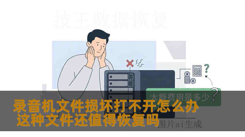 录音机文件损坏打不开怎么办 这种文件还值得恢复吗
