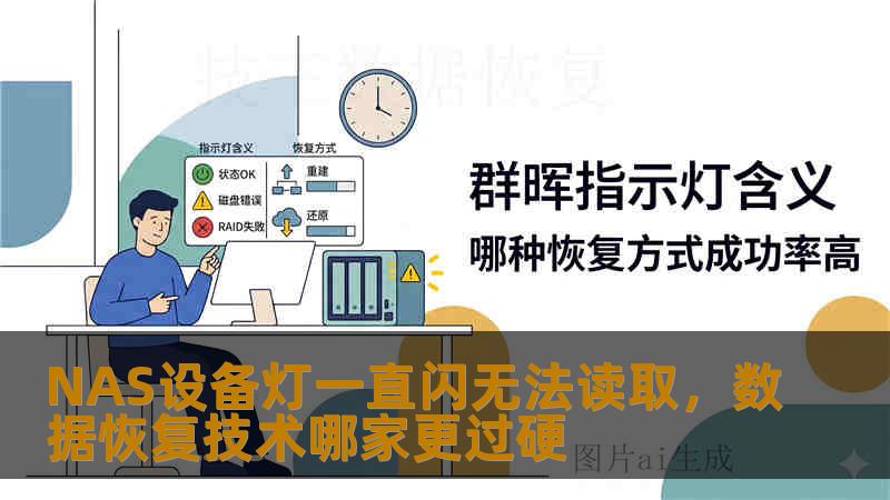 NAS设备灯一直闪无法读取，数据恢复技术哪家更过硬