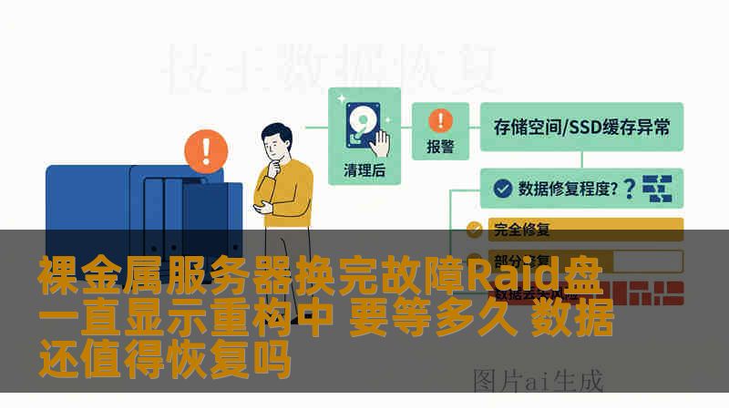 裸金属服务器换完故障Raid盘一直显示重构中 要等多久 数据还值得恢复吗 裸金属服务器换完故障Raid盘一直显示重构中 要等多久 数据还值得恢复吗