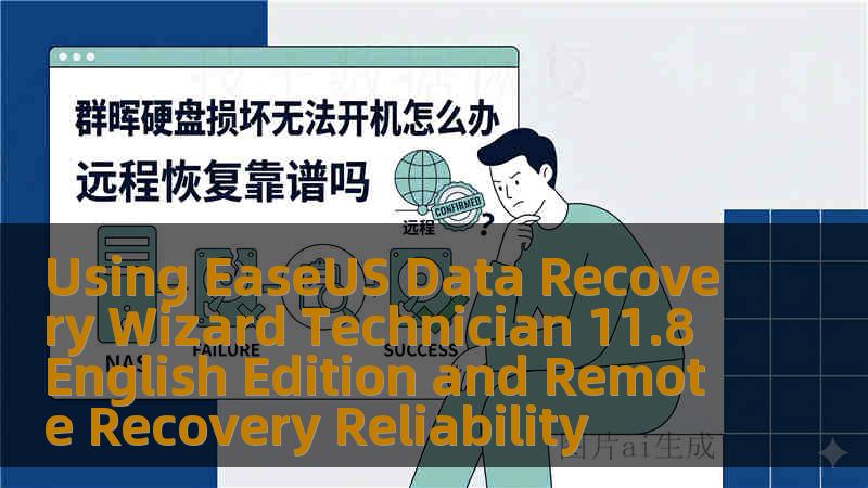 Using EaseUS Data Recovery Wizard Technician 11.8 English Edition and Remote Recovery Reliability
