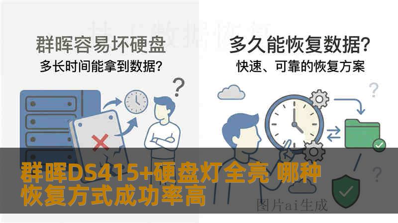 群晖DS415+硬盘灯全亮 哪种恢复方式成功率高 群晖DS415+硬盘灯全亮 哪种恢复方式成功率高