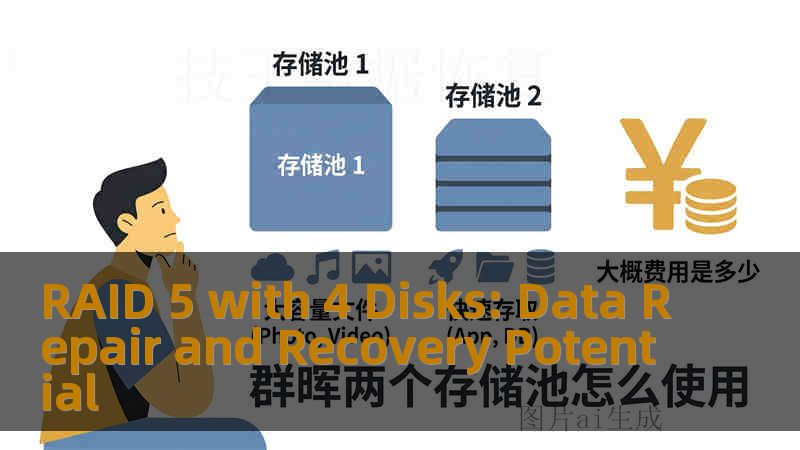 RAID 5 with 4 Disks: Data Repair and Recovery Potential