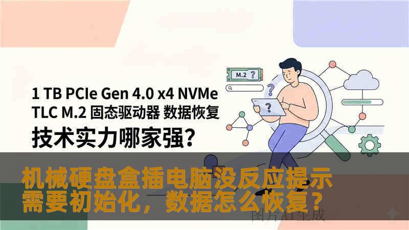 机械硬盘盒插电脑没反应提示需要初始化，数据怎么恢复？