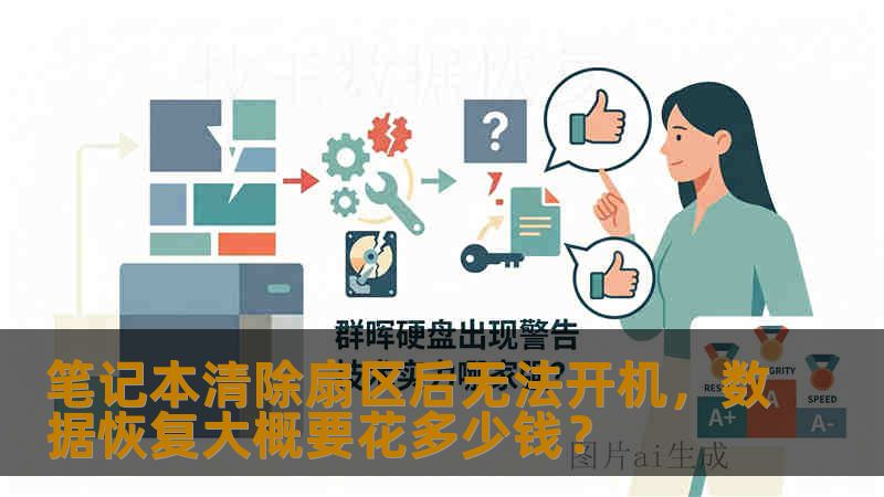 笔记本清除扇区后无法开机，数据恢复大概要花多少钱？