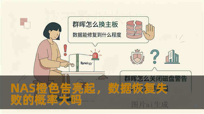 NAS橙色告亮起，数据恢复失败的概率大吗
