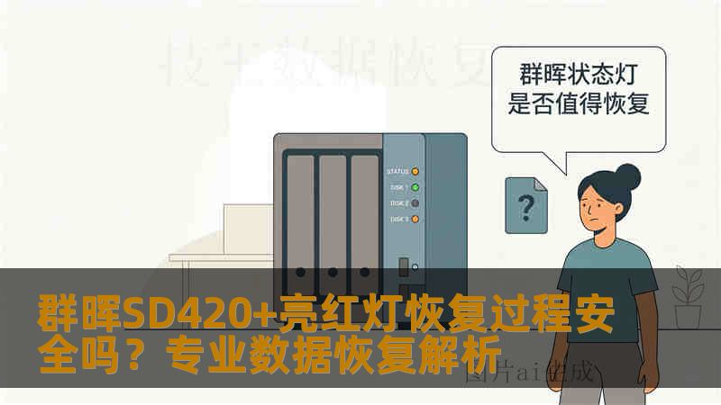 群晖SD420+亮红灯恢复过程安全吗？专业数据恢复解析