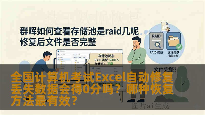 全国计算机考试Excel自动修复丢失数据会得0分吗?哪种恢复方法最有效? 全国计算机考试Excel自动修复丢失数据会得0分吗?哪种恢复方法最有效?