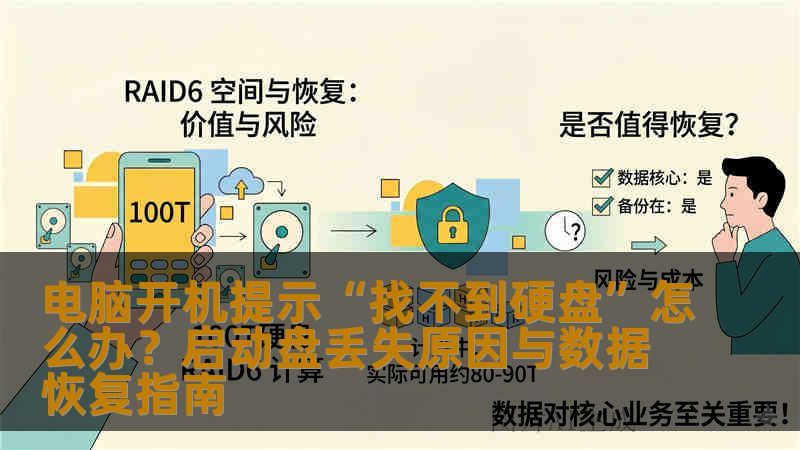 电脑开机提示“找不到硬盘”怎么办?启动盘丢失原因与数据恢复指南 电脑开机提示“找不到硬盘”怎么办?启动盘丢失原因与数据恢复指南