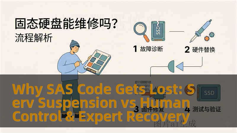 Why SAS Code Gets Lost: Serv Suspension vs Human Control & Expert Recovery
