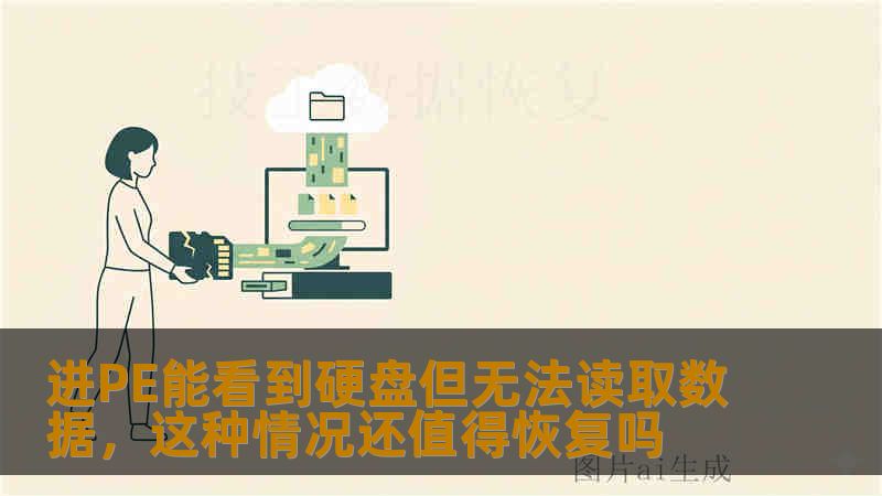 进PE能看到硬盘但无法读取数据，这种情况还值得恢复吗