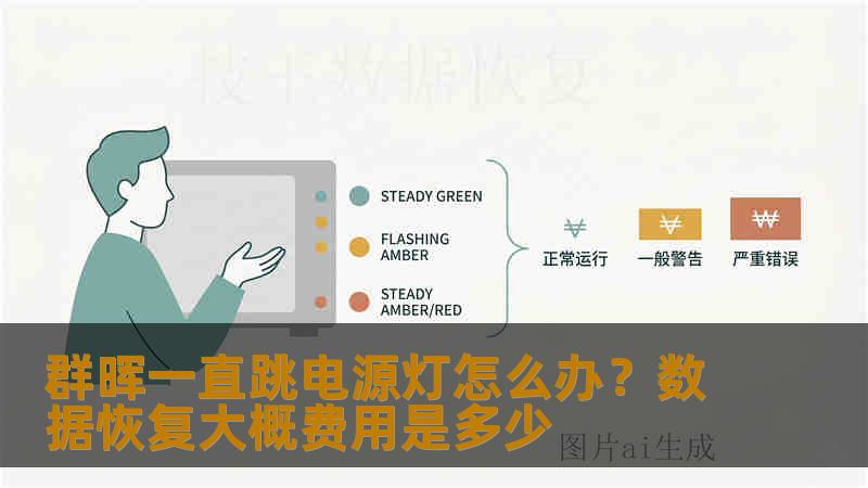 群晖一直跳电源灯怎么办？数据恢复大概费用是多少