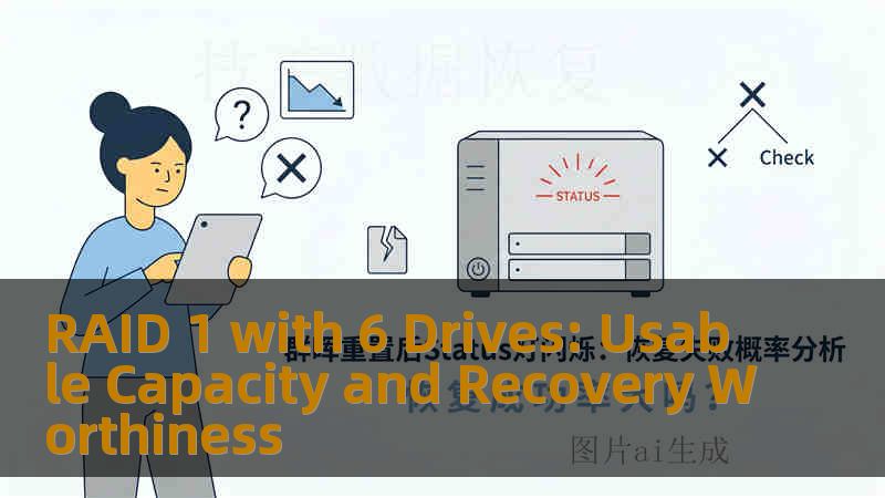 RAID 1 with 6 Drives: Usable Capacity and Recovery Worthiness