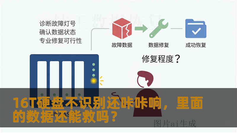 16T硬盘不识别还咔咔响,里面的数据还能救吗? 16T硬盘不识别还咔咔响,里面的数据还能救吗?