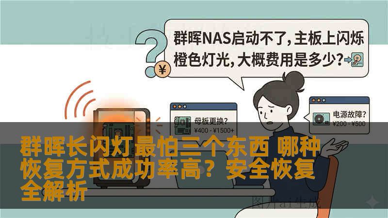 群晖长闪灯最怕三个东西 哪种恢复方式成功率高？安全恢复全解析