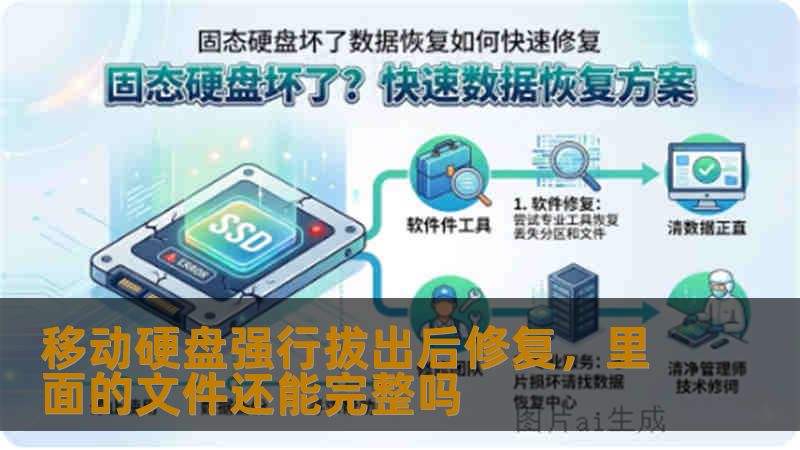 移动硬盘强行拔出后修复,里面的文件还能完整吗 移动硬盘强行拔出后修复,里面的文件还能完整吗