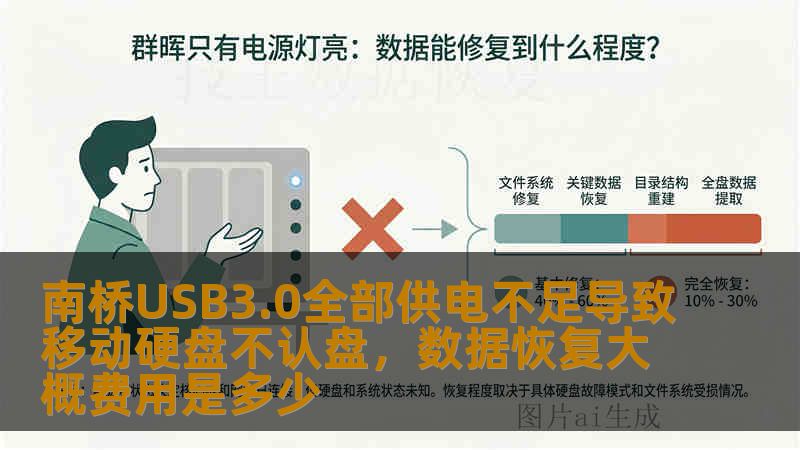 南桥USB3.0全部供电不足导致移动硬盘不认盘，数据恢复大概费用是多少