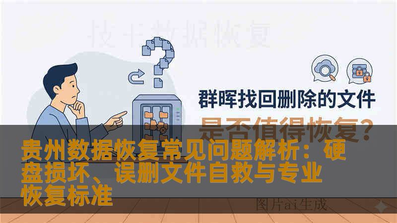贵州数据恢复常见问题解析：硬盘损坏、误删文件自救与专业恢复标准