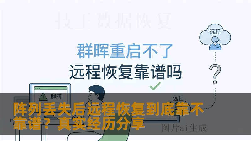阵列丢失后远程恢复到底靠不靠谱?真实经历分享 阵列丢失后远程恢复到底靠不靠谱?真实经历分享