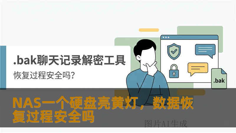 NAS一个硬盘亮黄灯，数据恢复过程安全吗