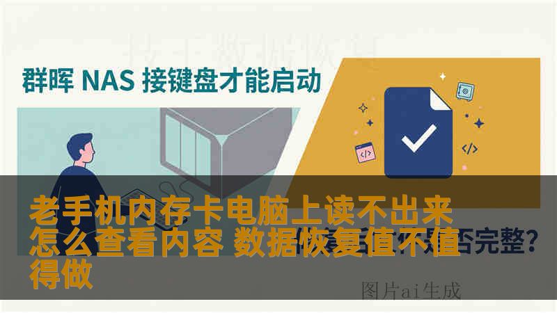 老手机内存卡电脑上读不出来怎么查看内容 数据恢复值不值得做