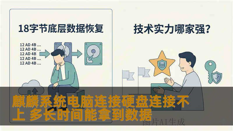 麒麟系统电脑连接硬盘连接不上 多长时间能拿到数据