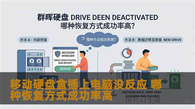 移动硬盘盒插上电脑没反应 哪种恢复方式成功率高
